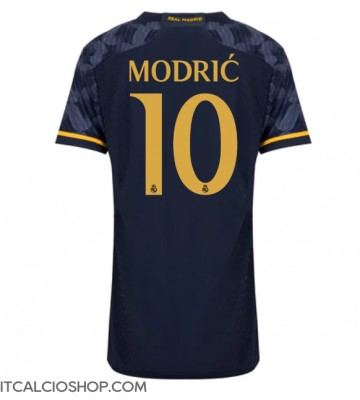 Real Madrid Luka Modric #10 Seconda Maglia Femmina 2023-24 Manica Corta